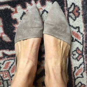 J. Crew suede flats